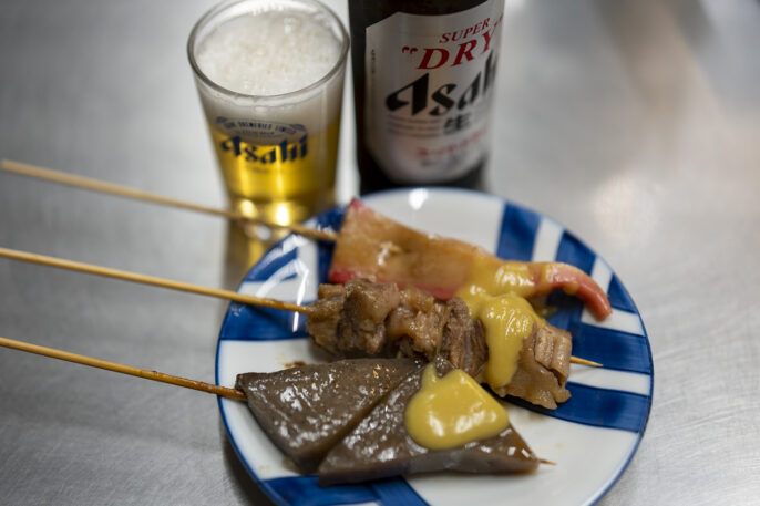 ビールとおでん