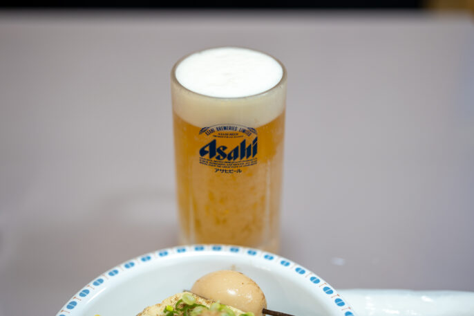 天山の生ビール